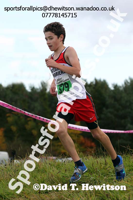 Boys under-15s, North East Harrier League, Cramlington. Photo: David T. Hewitson/Sports for All Pics